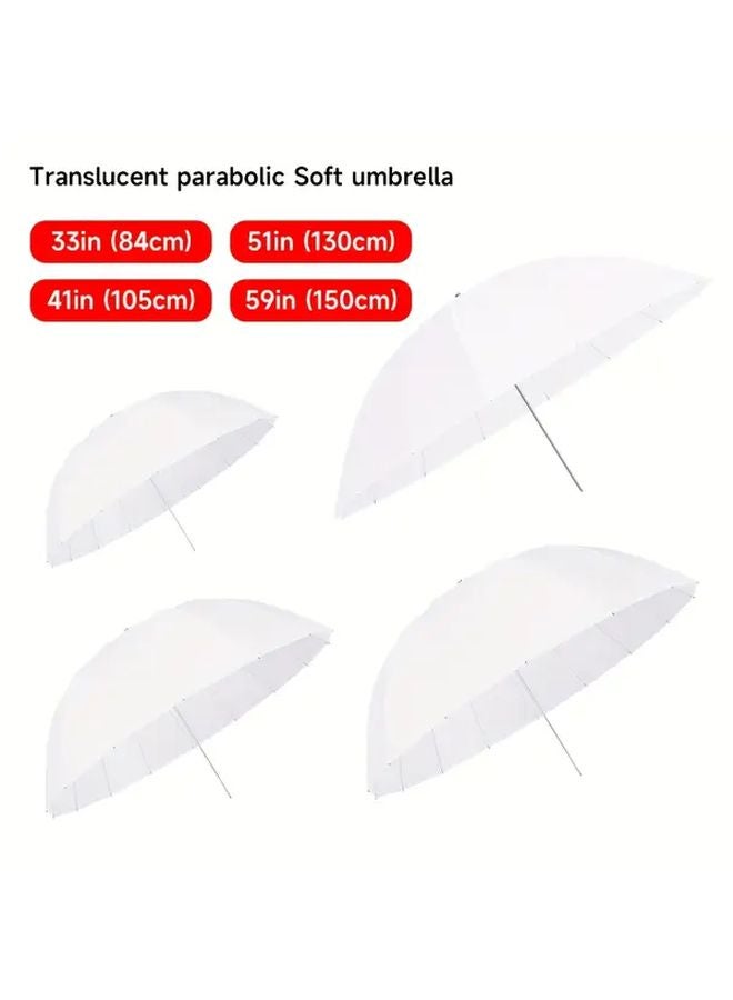 33 Inches Professional Photography Soft Light Umbrella Portable Fill Light Reflector For Live Broadcast Video Studio - Image 4